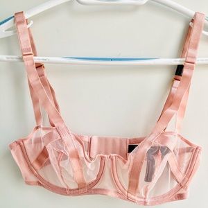 Victoria’s Secret Unlined mesh Balconette Bra 34C
